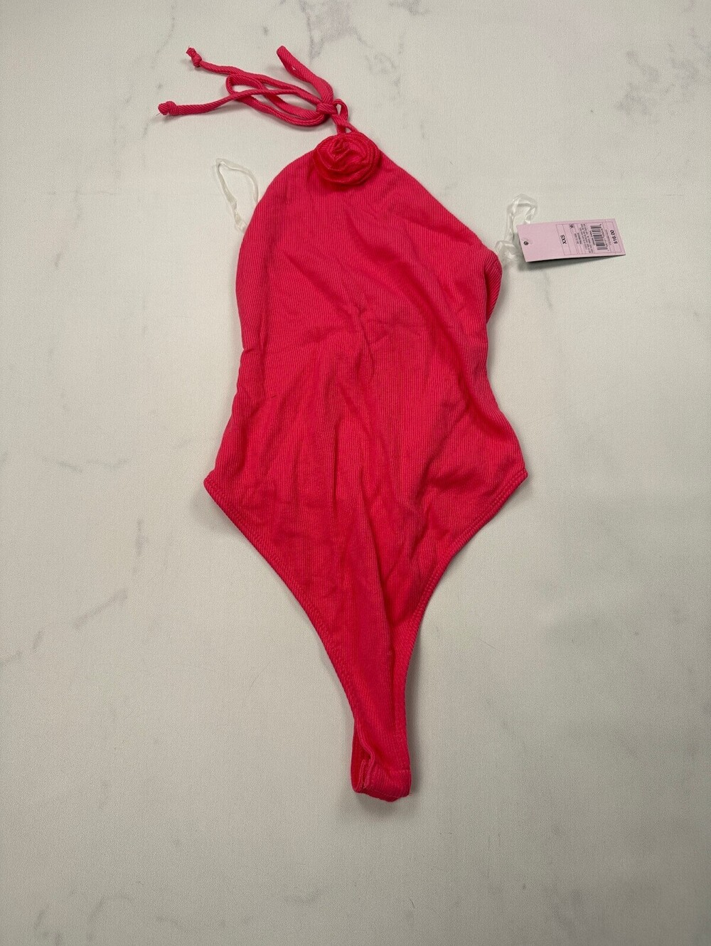 Wild Fable Neon Pink One-Piece 90s VTG Bold Statement Piece - Womens XXS